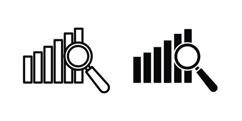 Obraz premium Analisys icon