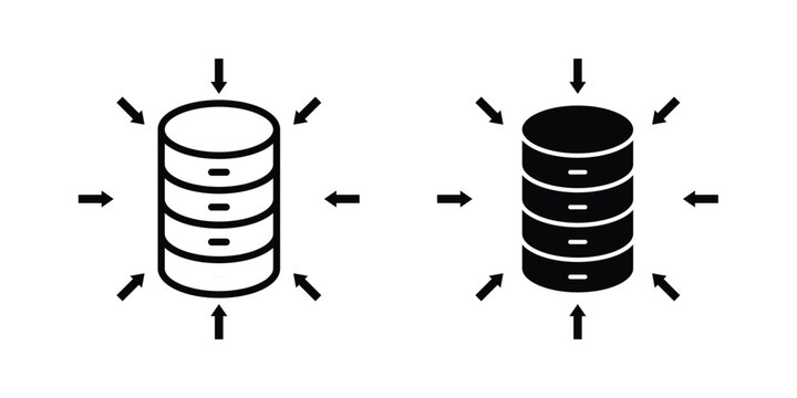 Data aggregation icon