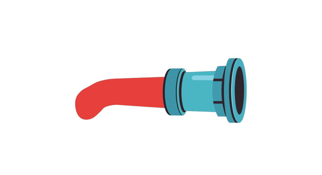 Colorful plastic pipe connector fitting.