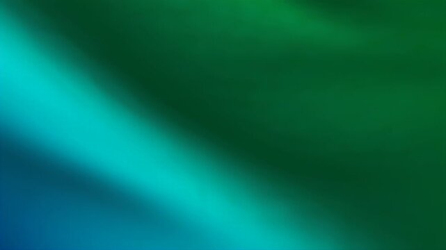 Two Tone Gradient Teal Green Soft Blurry Background - This abstract background features a smooth, soft gradient blending between vibrant teal and deep green hues.