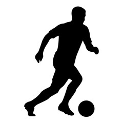 Obraz premium icon soccer player vector illustration