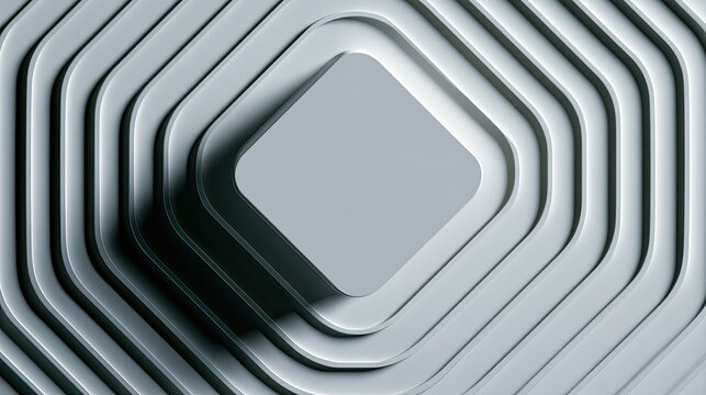Concentric, rounded squares create a subtle, abstract textured background