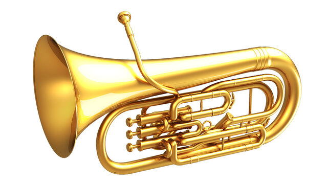 euphonium ユーフォニアム 3DCGレンダリング画像 透過png