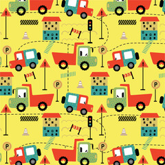 Fototapeta premium collection truck 1.eps