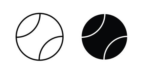 Obraz premium Tennis ball icon
