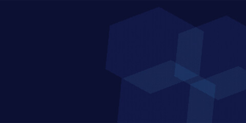 Obraz premium Hexagon tech abstract background with soft gradient, minimalist honeycomb pattern with subtle and faint hexagon outer halftone dots, cool professional feel, ideal for tech startup product launch.