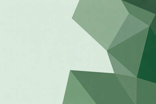Modern abstract geometric pattern featuring an array of green triangular shapes creating a dynamic contemporary design element