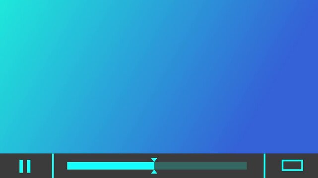 Video player simple 4k animation video.
