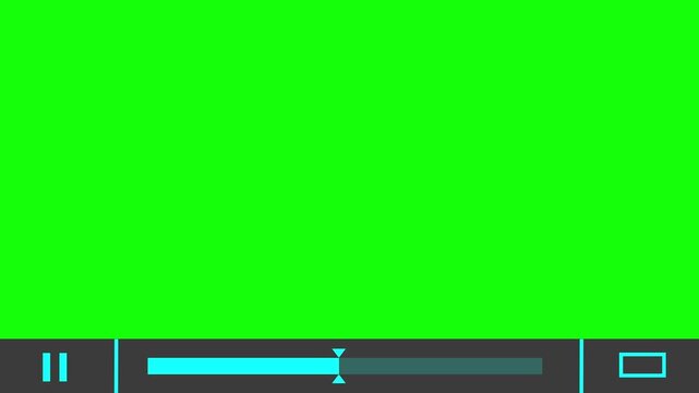 Video player simple 4k animation video.