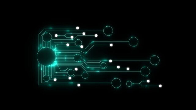 Ai tools or neon box. Multi function for Agentic AI technology motion background. Smart AI solutions improve efficiency, Motion Graphic 4k animation video..