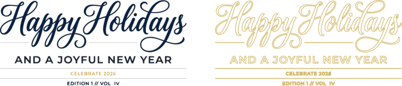 Happy Holidays.