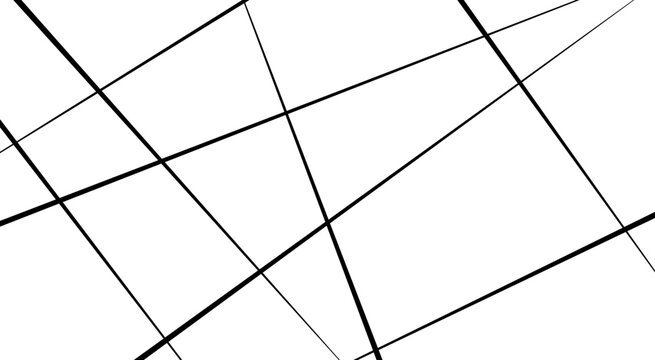Abstract art background white color with black lines. Backdrop with fluorescent light. Stripe geometric pattern. Modern graphic design with futuristic element.