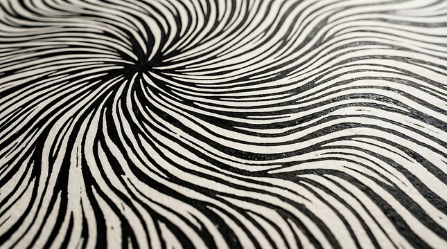 Black and white zebra pattern background.