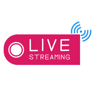 Live streaming logo