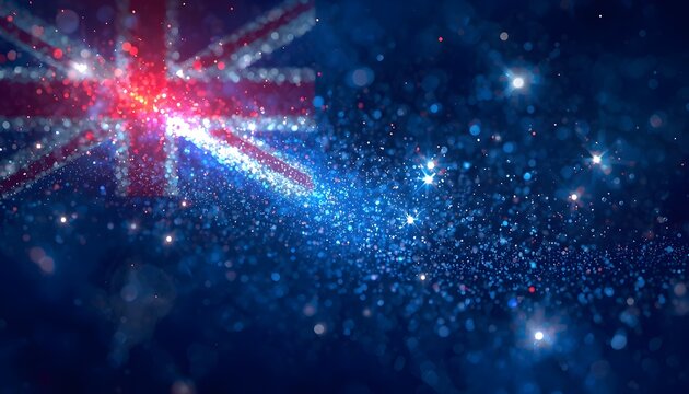 3d abstract background australian flag