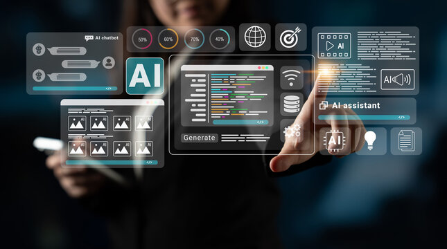 AI assistant with chatbot windows, code editor, and performance analytics for intelligent automation and development Parse