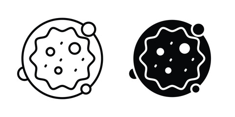 Cancer cell icon. Symbols for Graphic Designs © Dan