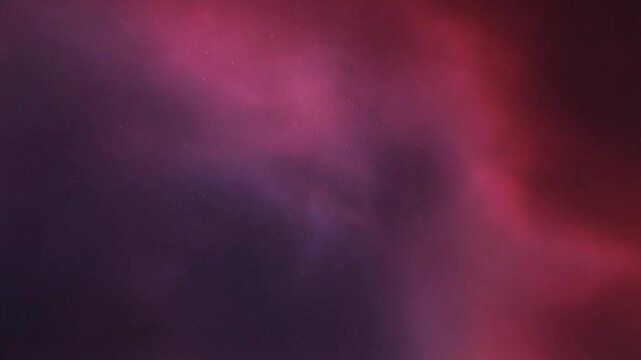 Moody cosmic field with deep red violet haze drifting softly through rich cinematic abstract space