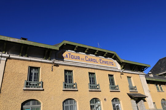 Station building at Latour-de-Carol-Enveitg, France  
