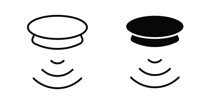 Motion sensor icon. Symbols for Graphic Designs