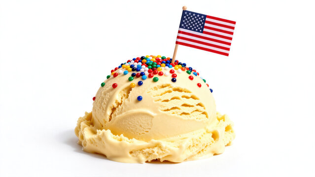 Patriotic Ice Cream: 4th of July Treat
