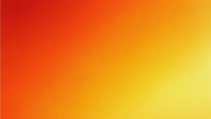 Vibrant orange and yellow gradient background, warm sunset color transition with soft grainy texture, abstract minimalist light leak backdrop © JULEKA 
