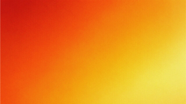 Vibrant orange and yellow gradient background, warm sunset color transition with soft grainy texture, abstract minimalist light leak backdrop