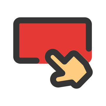 ctr flat line icon