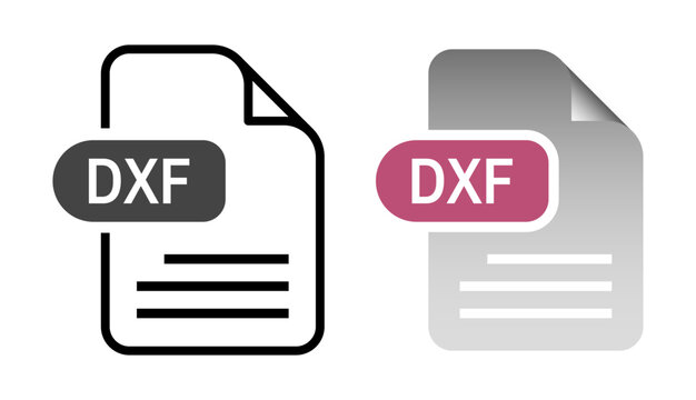 File Format Extension Icon Set in Line Art and Color Styles