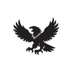 Fototapeta premium Garuda Roaring Pose Design Vector