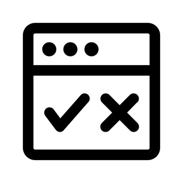 testing line icon