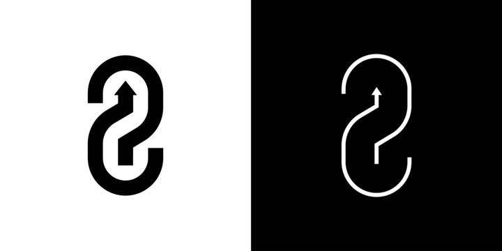 Number 8, numeral eight, different numbers, vector illustration 10EPS