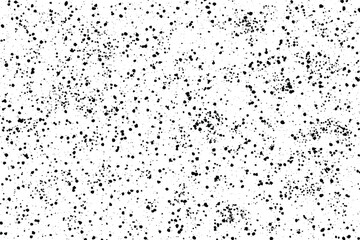 Fototapeta premium Black Grunge Speckled Texture Background with Random Ink Splatter Pattern