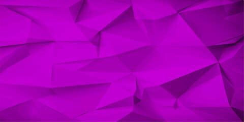 Obraz premium Abstract purple geometric triangle background with polygon pattern, vector illustration, mosaic texture, crystal light style wallpaper design