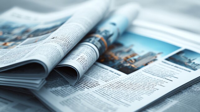 AI-generated media monitoring reports analyzing news articles.