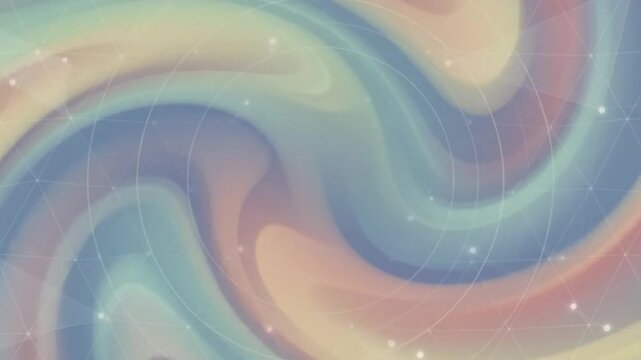 Endless loop of soft ambient moving gradients with subtle geometric accents, perfect for dynamic text backgrounds.