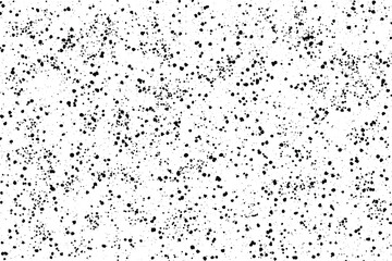 Fototapeta premium Black Grunge Speckled Texture Background with Random Ink Splatter Pattern