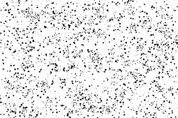 Fototapeta premium Black Grunge Speckled Texture Background with Random Ink Splatter Pattern