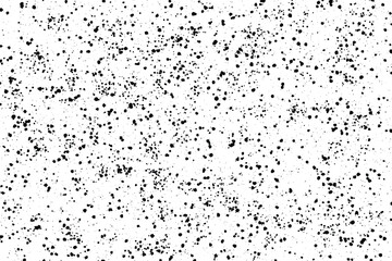 Obraz premium Black Grunge Speckled Texture Background with Random Ink Splatter Pattern
