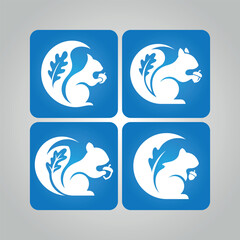 Set of squirrel logos © Omar