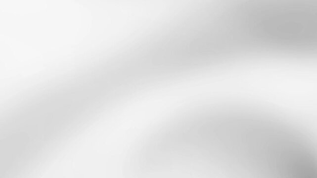 Vibrant clean white and pale silver abstract gradient loop. Minimal smooth light moving liquid background for professional website banners, modern product marketing, and video transitions