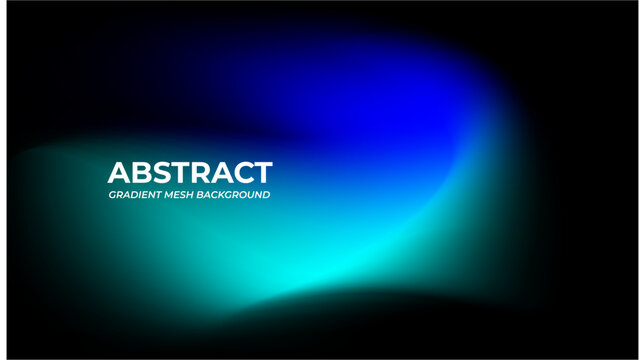 abstrack blue light gradient mesh backgorund - EPS