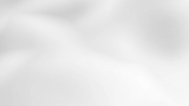 Vibrant muted grey and bright white fluid abstract gradient loop. Minimal smooth moving texture background for professional business templates, corporate website headers, and transitions