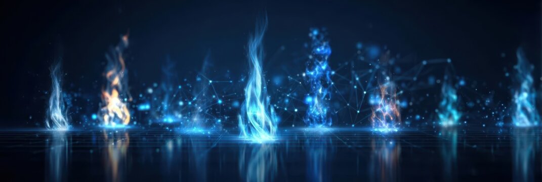 Eternal flames provide the assurance of stability and support, where the provision of light gives a guarantee of protection for the soul with confidence.
