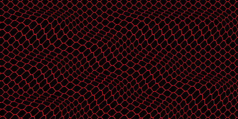 Abstract red net on black background © subang