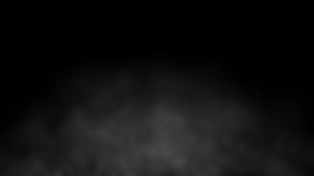 Cinematic Ground Fog Overlay with Soft White Mist and Alpha Channel