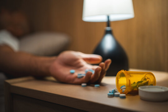The young man was experiencing stress and depression and took pills to commit suicide.