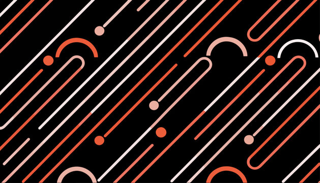 Seamless geometric background featuring modern abstract modular pattern artwork