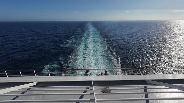 cruise ship in the sea