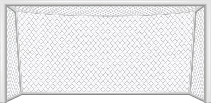 Football Goal and Net Illustration